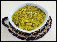 باقالا قاتق (باقالی خورشت)/ کوکو سیب زمینی خام