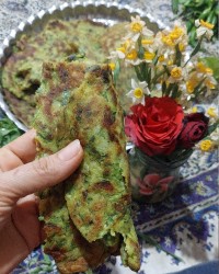 نان سیب زمینی باسبزیجات معطر