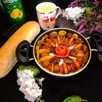 راتاتویی با گوشت چرخ کرده