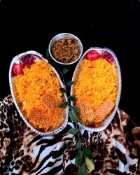 پلو مخلوط مشهدی