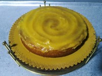 کیک پرتقالی با سس پرتقالی