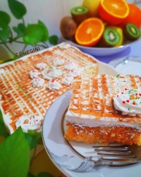 تریلیچه با سس کاراملی...