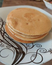 پنکیک برای بچه خوشکلم جاتون خالی خیلی خوشمزست