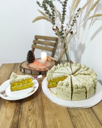 آموزش آنلاین کیک ارکیده طعم بستنی سنتی میده