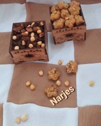 شیرینی نخودچی باروغن مایع