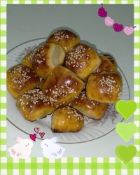 شیرینی دانمارکی (گل محمدی)