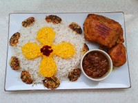 مرغ کاراملی