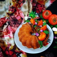 کیک خرمالو