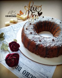 کیک شکلات و نارگیل