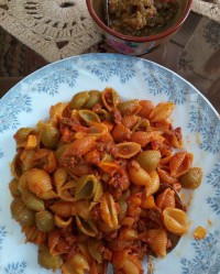 ماکارونی با ترشی لیته