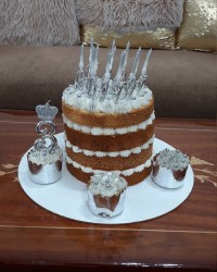 کیک سابله اسفنجی