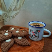 شیرینی مینیاتوری گردو شکلاتی