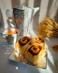 نان رول دارچینی
