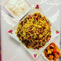 پلو مخلوط بسیارساده وخوشمزه♥