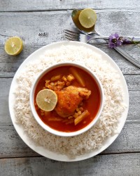 خورش قیمه با مرغ