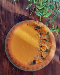 تارت کیک زعفرانی