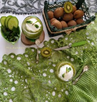 اسموتی کیوی با نعناع