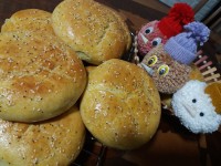 نان مغزدار با خمیرجادویی