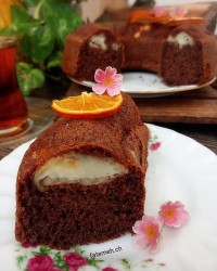 کیک خیس با محلبی