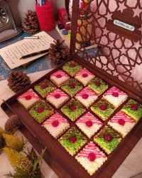 شیرینی مربایی نارگیلی