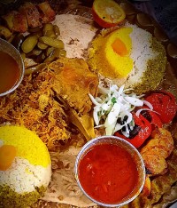 سینی جنوب (مفتح،جوجه،کوبیده،پلو)