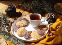 شیرینی کنجدی با روغن مایع