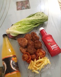 کتلت گوشت وگردو