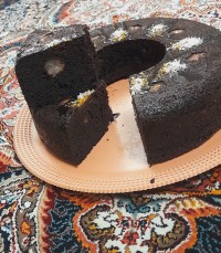 کیک با توپک های نارگیلی کیک نارگیلی