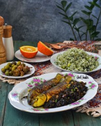 ماهی با سس پیاز عطری