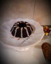 کیک زرده شکلاتی