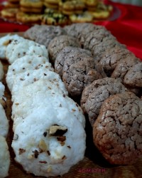 شیرینی نارگیلی شکلاتی بدون داغ زدن