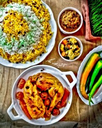 زرشک پلو با مرغ (کپشن بخون)