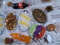 اولین سفره شام مهمانی سال1402