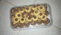 شیرینی شکلاتی کنجدی