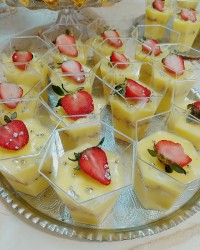 پودینگ زعفرانی