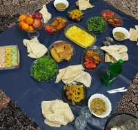 اینم افطاری امروز