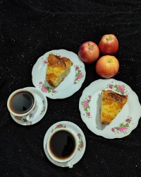 کیک سیب دارچین