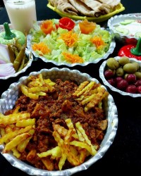 خوراک واویشگای بادمجان