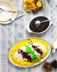 سفره شام خونه خواهری