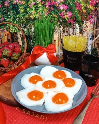 ژله نیمرو و نان