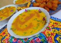 شله زرد بفرمایید افطار