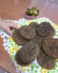 کتلت عدس وکنجد