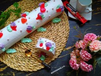 رولت بهاری با مغزی موزوگردو شکلات