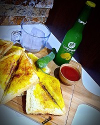 اسنک گوشت و قارچ