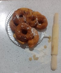 دونات خونگی بدون خمیرمایه