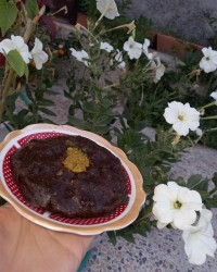 حلوا خرما باروغن محلی