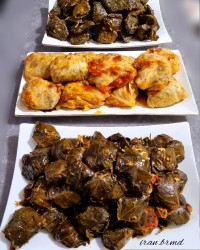 دلمه برگ انگور دلمه ی برگ کلم