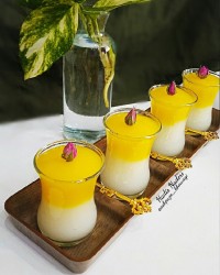 فرنی دو رنگ