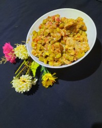 خورشت لوبیا سبز با مرغ