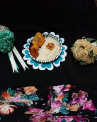 زرشک پلو با مرغ زعفرانی